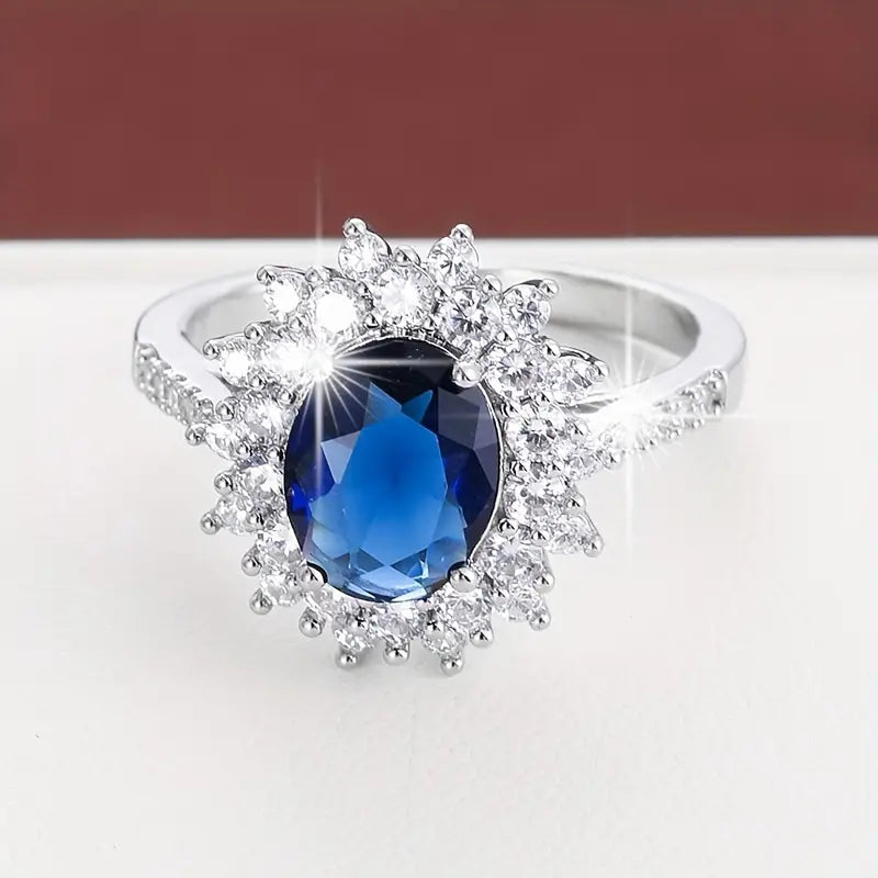 Vionne Sapphire Ring | White Gold