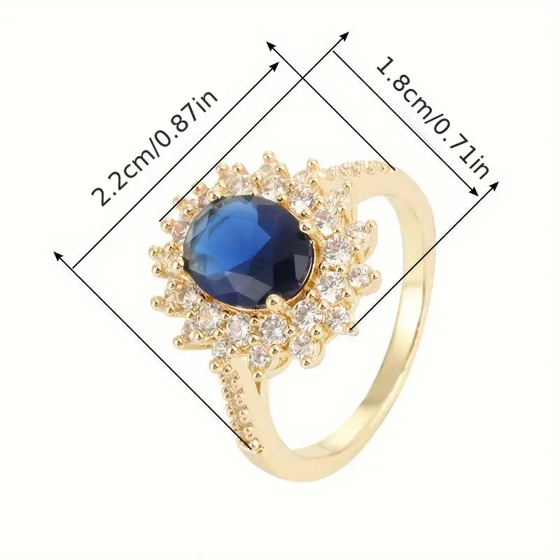 Vionne Sapphire Ring | White Gold