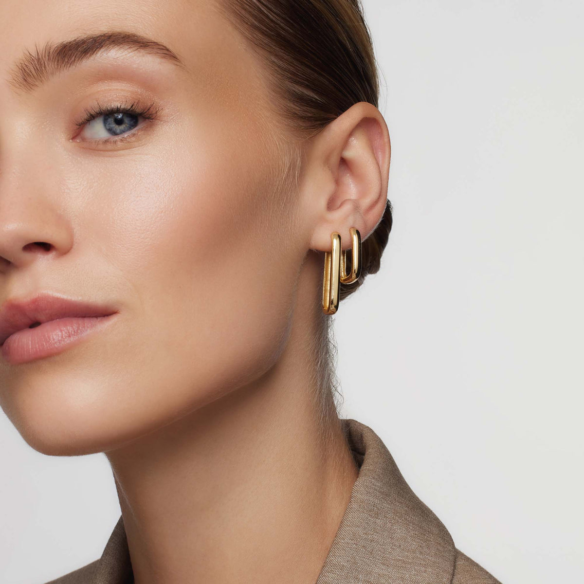 Icon Hoop Earrings | Gold