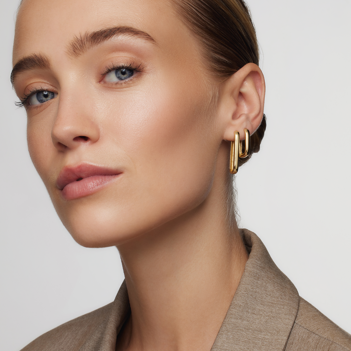 Icon Hoop Earrings | Gold