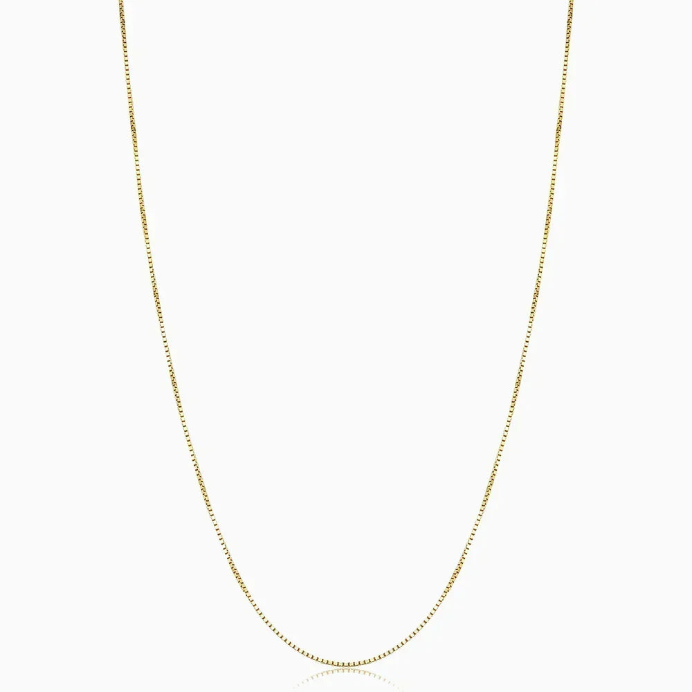 Bodega Box Necklace | Gold