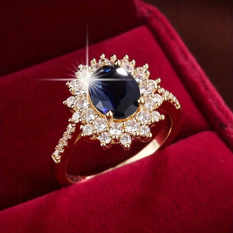 Vionne Sapphire Ring | White Gold