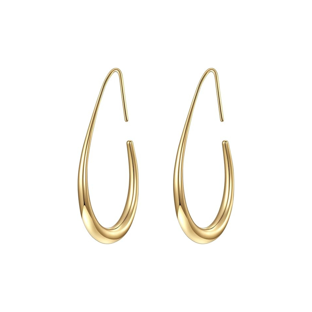 Sunlit Hoop Earrings | Gold